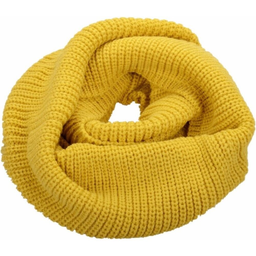 Women's Mustad Thick Ribbed Knit Winter Infinity Circle Loop Scarf